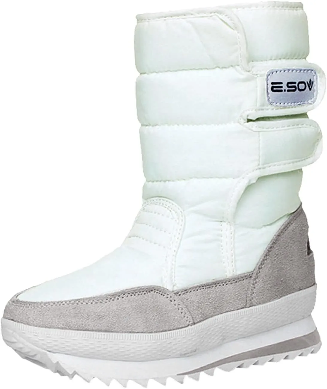 Women Snow Boots Waterproof Tall Womens Extra Wide Width Winter Boots Womens Wide Snow Boots Wide Width Women's Black Brown Tan Grey Winter Snow Boots Botas Para Trabajo En La Nieve