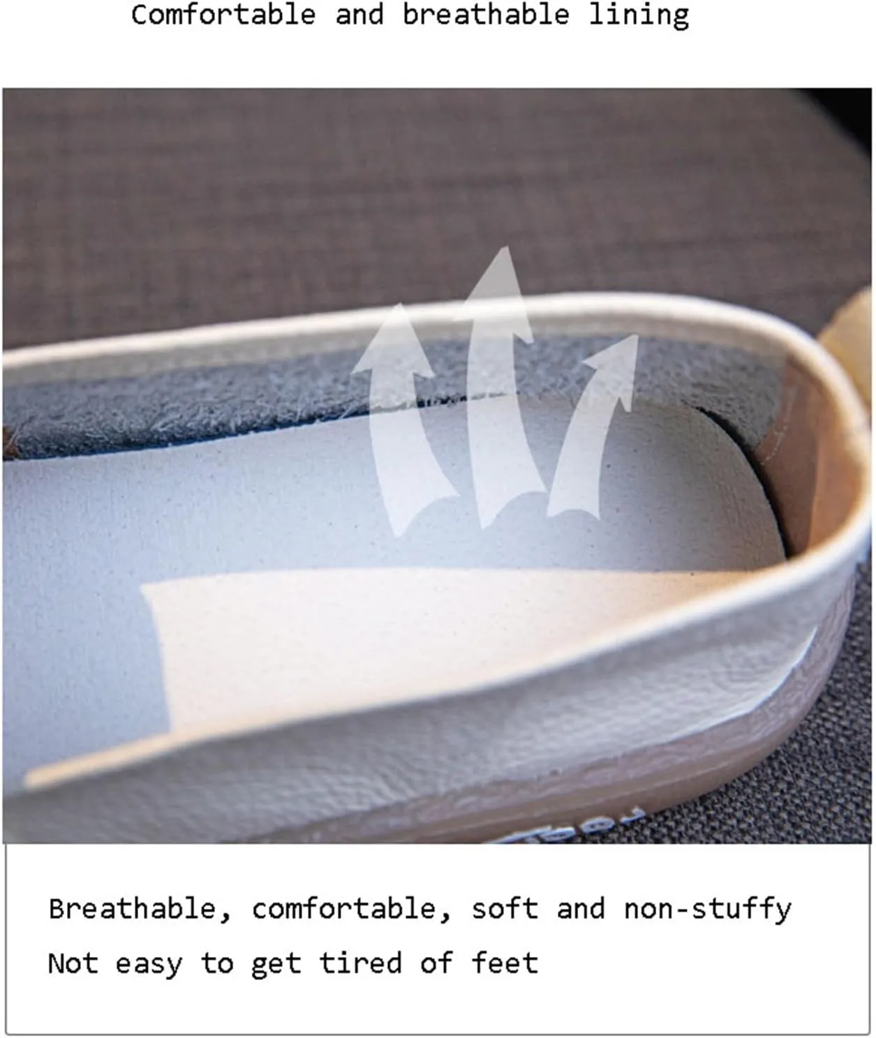 Women's 2024 Non Slip Slip-On Breathable Leather Nursing Shoes, Healthcare Orthopedic Nursing Shoes with Arch Support, for Medical Workers, Doctors, Healthcare Providers