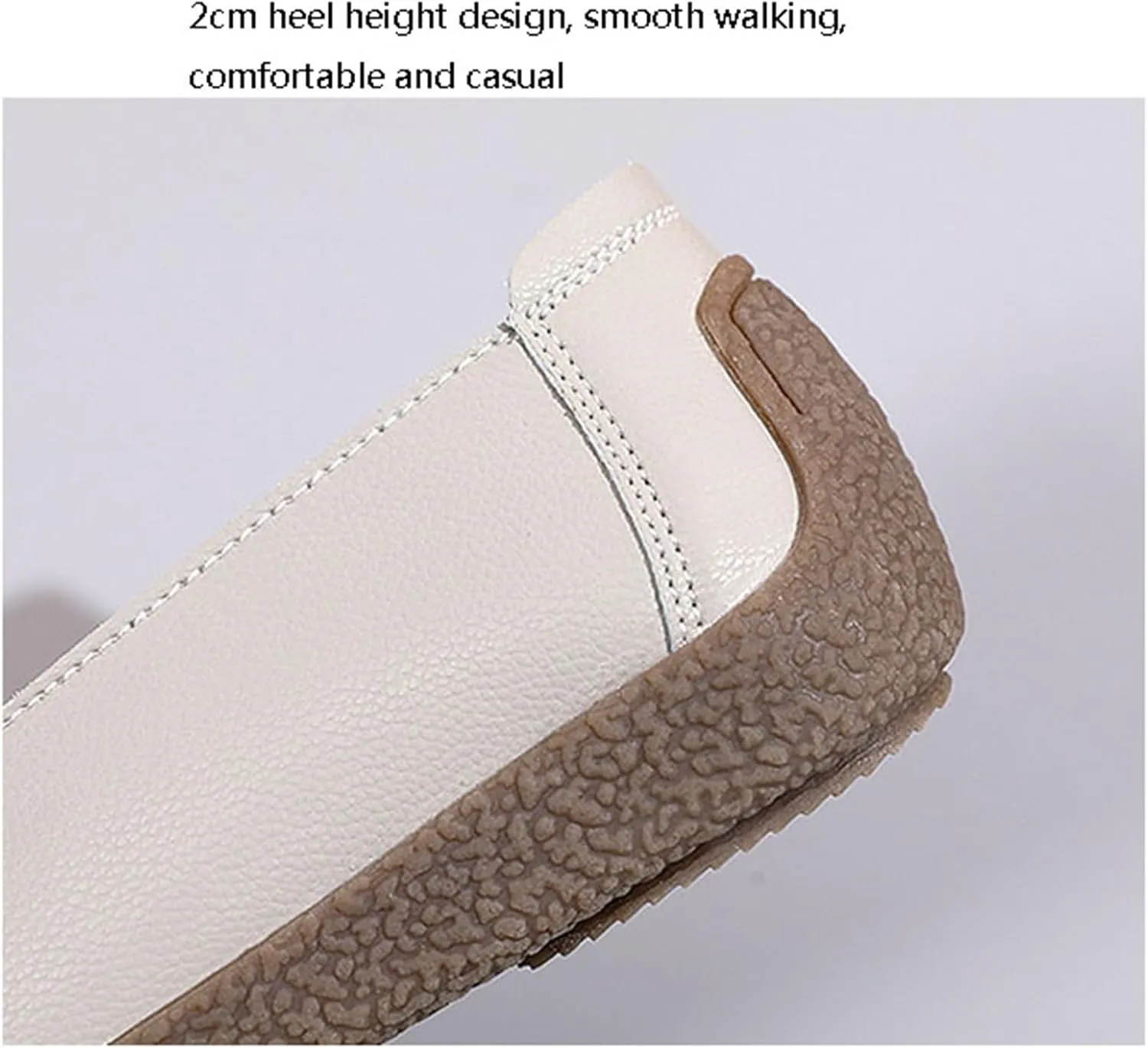Women's Comfortable Spring Slip-On Breathable Leather Orthopedic Nursing Shoes, Non Slip Comfort Nurse Shoes with Arch Support, Ideal for Nurse Healthcare Crews Walking Shoes