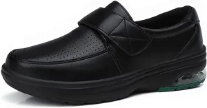 Women's Healthcare Nursing Shoes,Air Cushion Oil and Slip-Resistant Work Nurse Shoes for Women,Comfortable Breathable Orthopedic Walking Chef Shoes,for Hospital/Kitchen