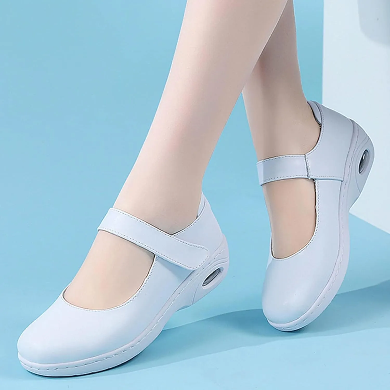 Womens Healthcare Nursing Shoes,Lightweight Slip Resistant Orthopedic Sneakers,Comfortable Breathable Loafers Nurse Shoes,Food Service Chef Shoes,Soft