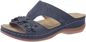 Womens Orthopedic Sandals Comfortable Dressy Arch Support Open Toe Slippers Flat Thong Sandals