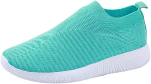 Womens Orthopedic Slip On Sneakers Walking Shoes with Arch Support Comfortable Casual Loafers Plantar Fasciitis Relief Foot Heel Pain Diabetic