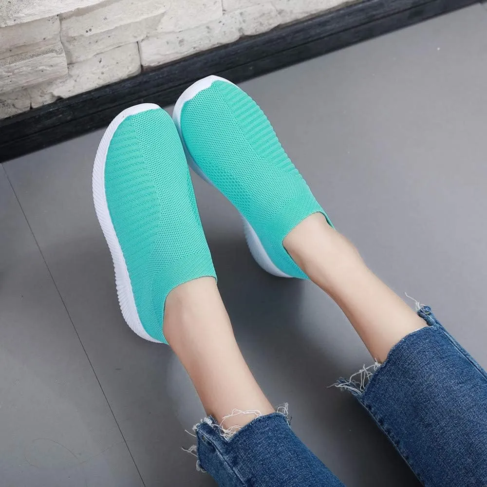 Womens Orthopedic Slip On Sneakers Walking Shoes with Arch Support Comfortable Casual Loafers Plantar Fasciitis Relief Foot Heel Pain Diabetic
