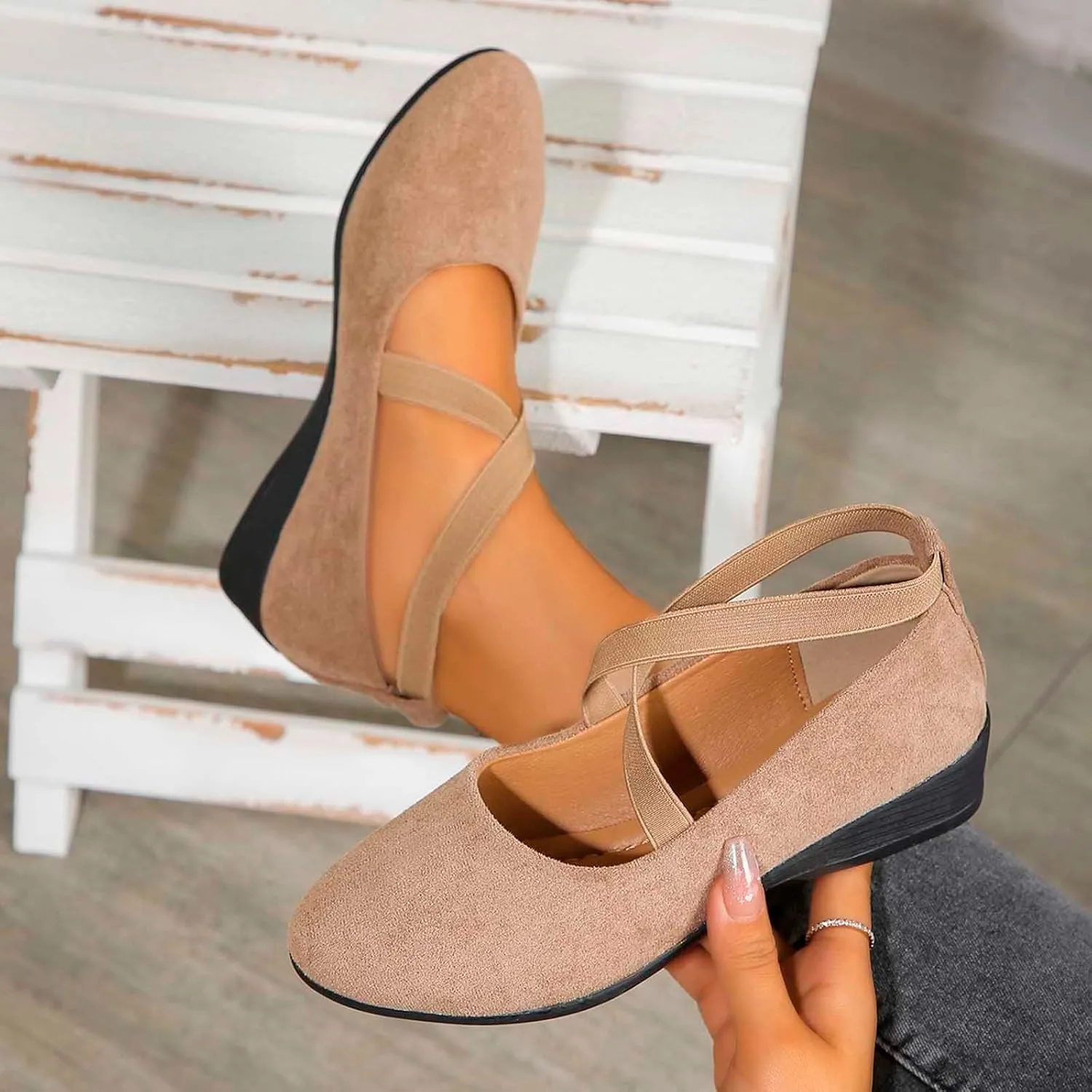 Women's Sandals Comfort Light Shoe Flat Flats Toe Shallow Slip on Comfortable Walking Shoes Fashion Dress Shoes 2025
