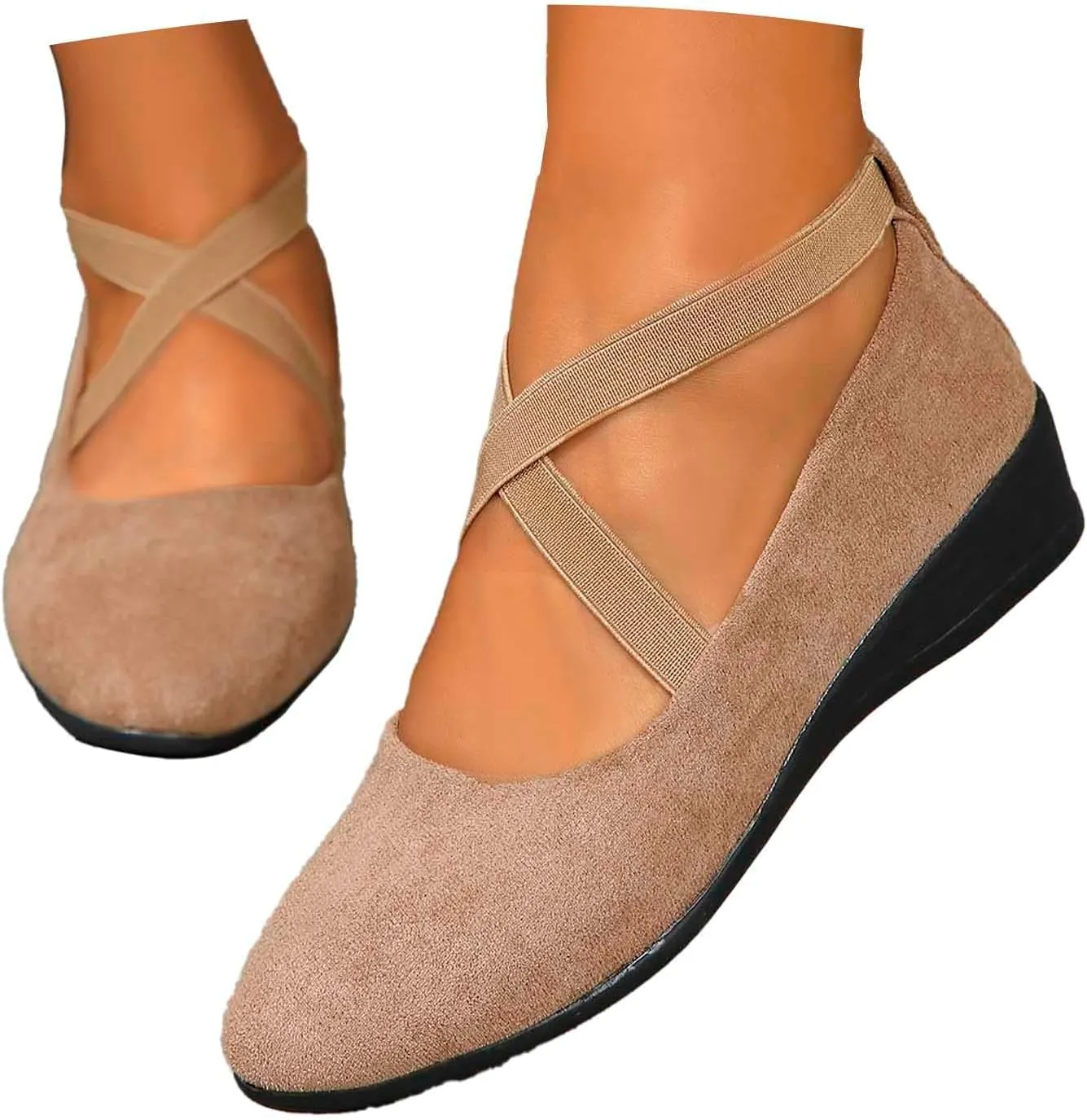 Women's Sandals Comfort Light Shoe Flat Flats Toe Shallow Slip on Comfortable Walking Shoes Fashion Dress Shoes 2025
