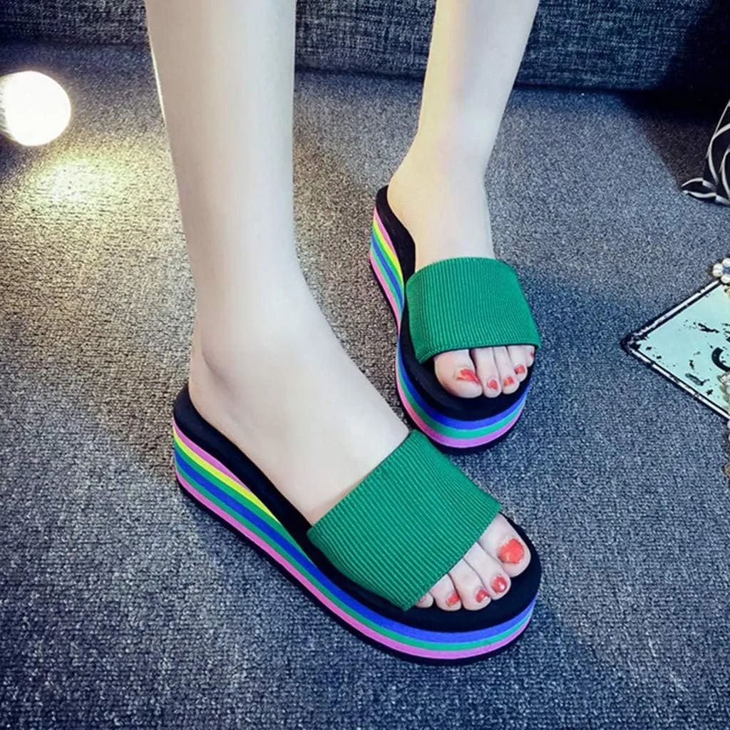 Women's Sandals Summer Beach Dressy Sandals Orthopedic Wedges Flip Flops Arch Support Sandals Walking Platform Slippers