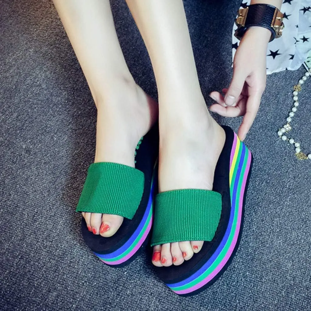 Women's Sandals Summer Beach Dressy Sandals Orthopedic Wedges Flip Flops Arch Support Sandals Walking Platform Slippers