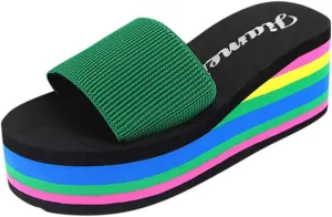 Women's Sandals Summer Beach Dressy Sandals Orthopedic Wedges Flip Flops Arch Support Sandals Walking Platform Slippers