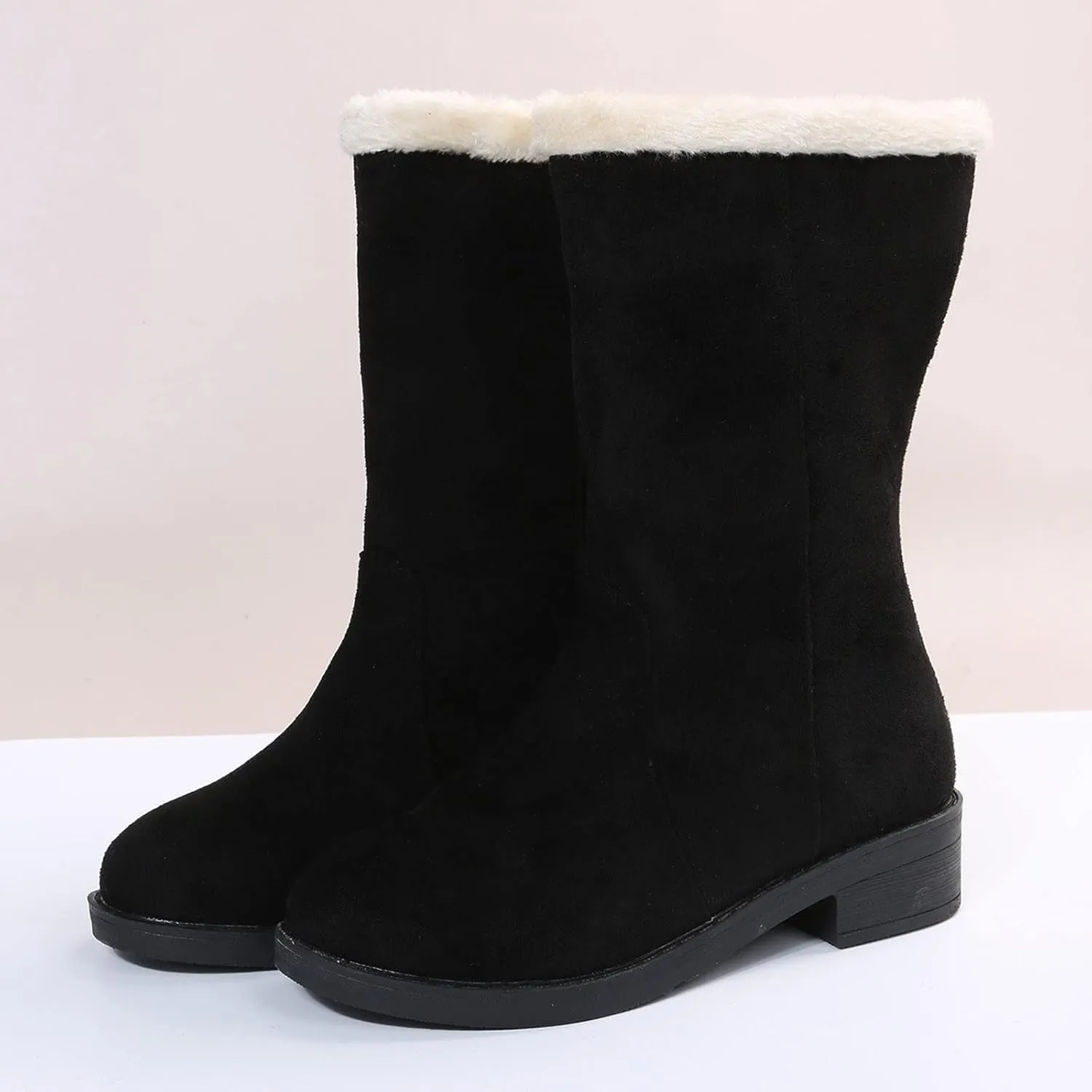 Women's Snow Boots Size 11 Wide Womens Wide Width Winter Ankle Boots Warm Winter Boots Women Cute Working Boots for Women Waterproof Tall Winter Boots for Women Fashion