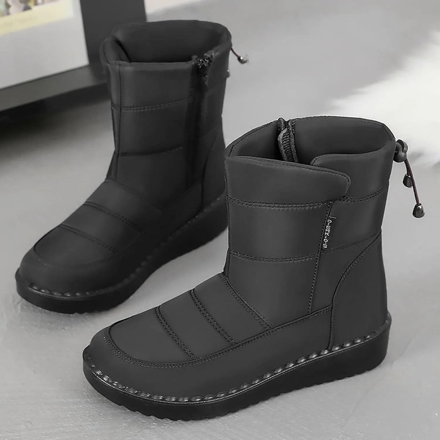 Women's Snow Boots Size 9 Women Snow Boots Size 10.5 Botas Para Mujer De Invierno Fuzzy Boots Y2K Womens Winter Duck Boots Waterproof Deals Cheap
