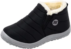 Women's Snow Boots Waterproof Insulated Slip Proof Womens Snow Boots Tall Womens Snow Boots Wide Sizes Womens Black Winter Boots Size 7 Botas Para Frio De Mujer De Trabajo