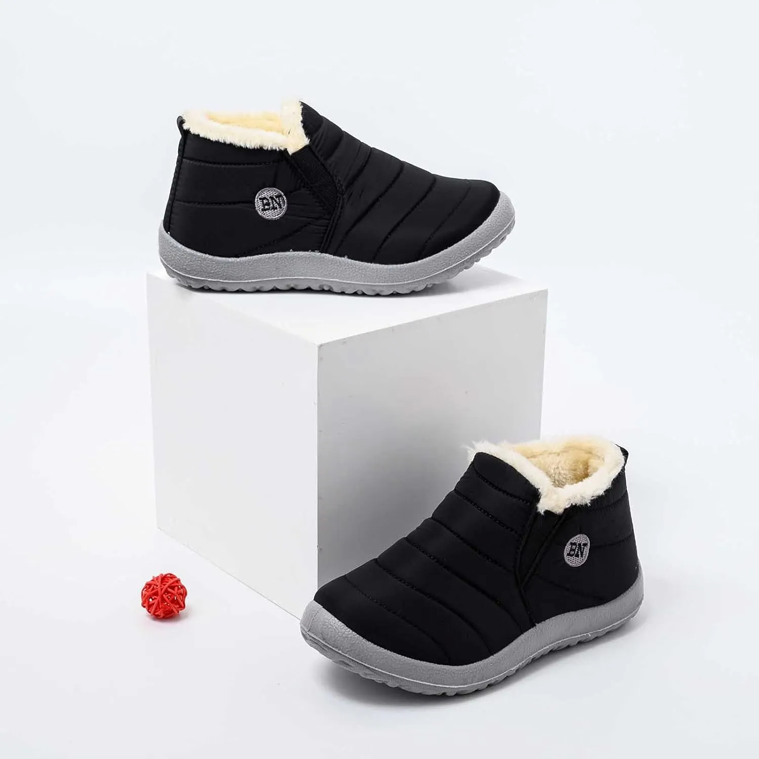 Women's Snow Boots Waterproof Insulated Slip Proof Womens Snow Boots Tall Womens Snow Boots Wide Sizes Womens Black Winter Boots Size 7 Botas Para Frio De Mujer De Trabajo