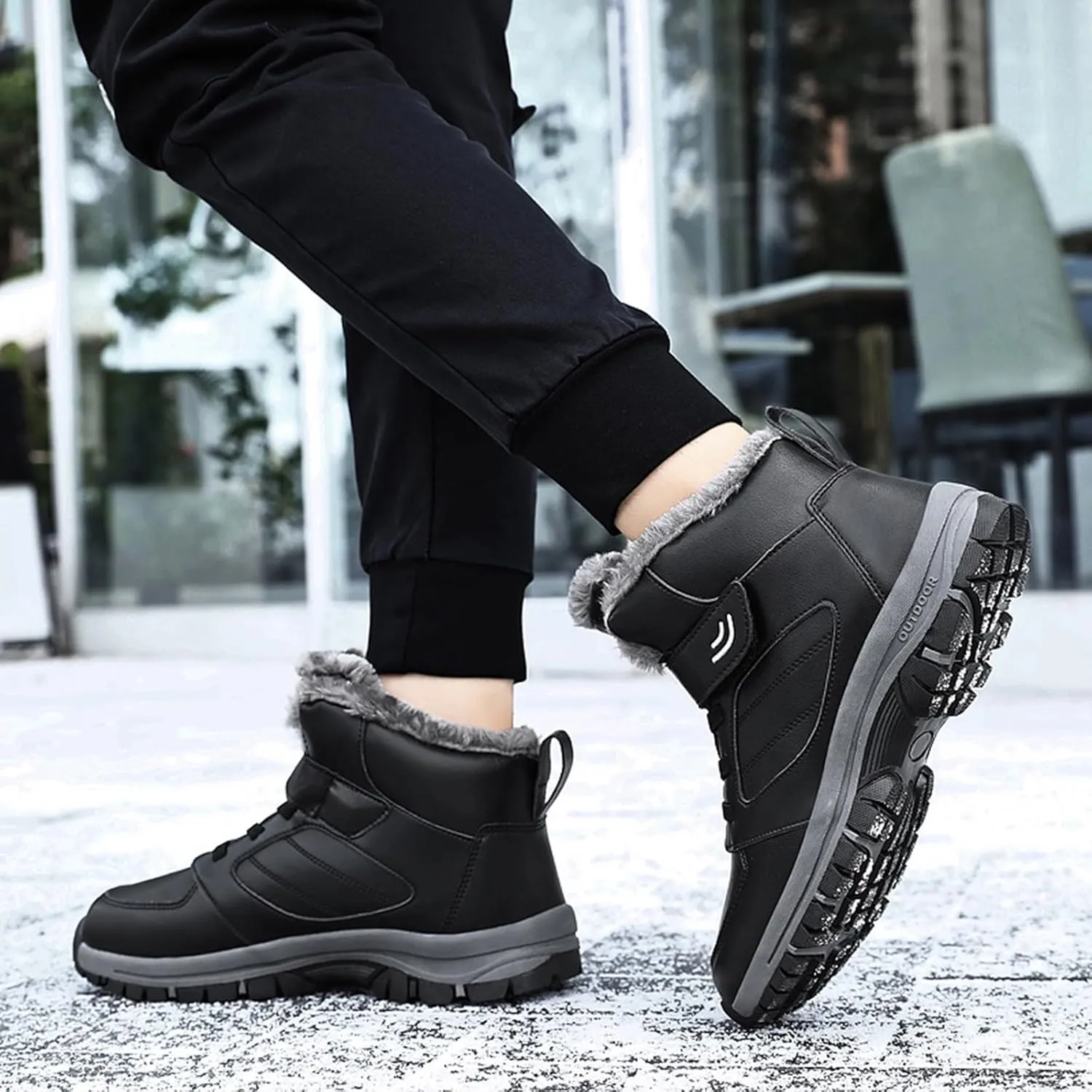 Womens Snow Boots Waterproof Insulated Wide Lightweight Snow Boots Women Waterproof Winter Boots Slip on Women's Winter Booties Womens Winter Boots Non Slip Zipper Size 10