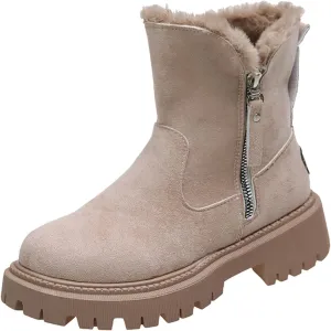 Women's Snow Boots Waterproof Size 11 Womens Size 8 Cute Snow Boots Women Winter Booties Size 11 Zapatos De Mujer Para Nieve Tall Winter Boots for Women Fashion