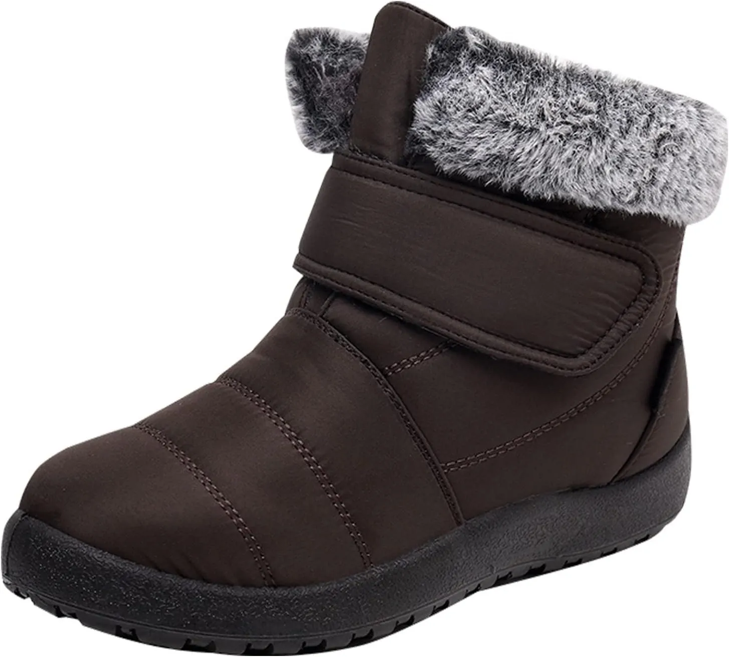 Womens Snow Boots Waterproof Snow Boots for Women Size 7 Wide Warm Winter Boots Women Size 11 Mid Calf Winter Boots for Women Waterproof Snow Non Slip Botas Termicas Para Mujer Con Casquillo