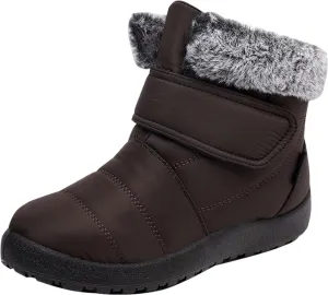 Womens Snow Boots Waterproof Snow Boots for Women Size 7 Wide Warm Winter Boots Women Size 11 Mid Calf Winter Boots for Women Waterproof Snow Non Slip Botas Termicas Para Mujer Con Casquillo