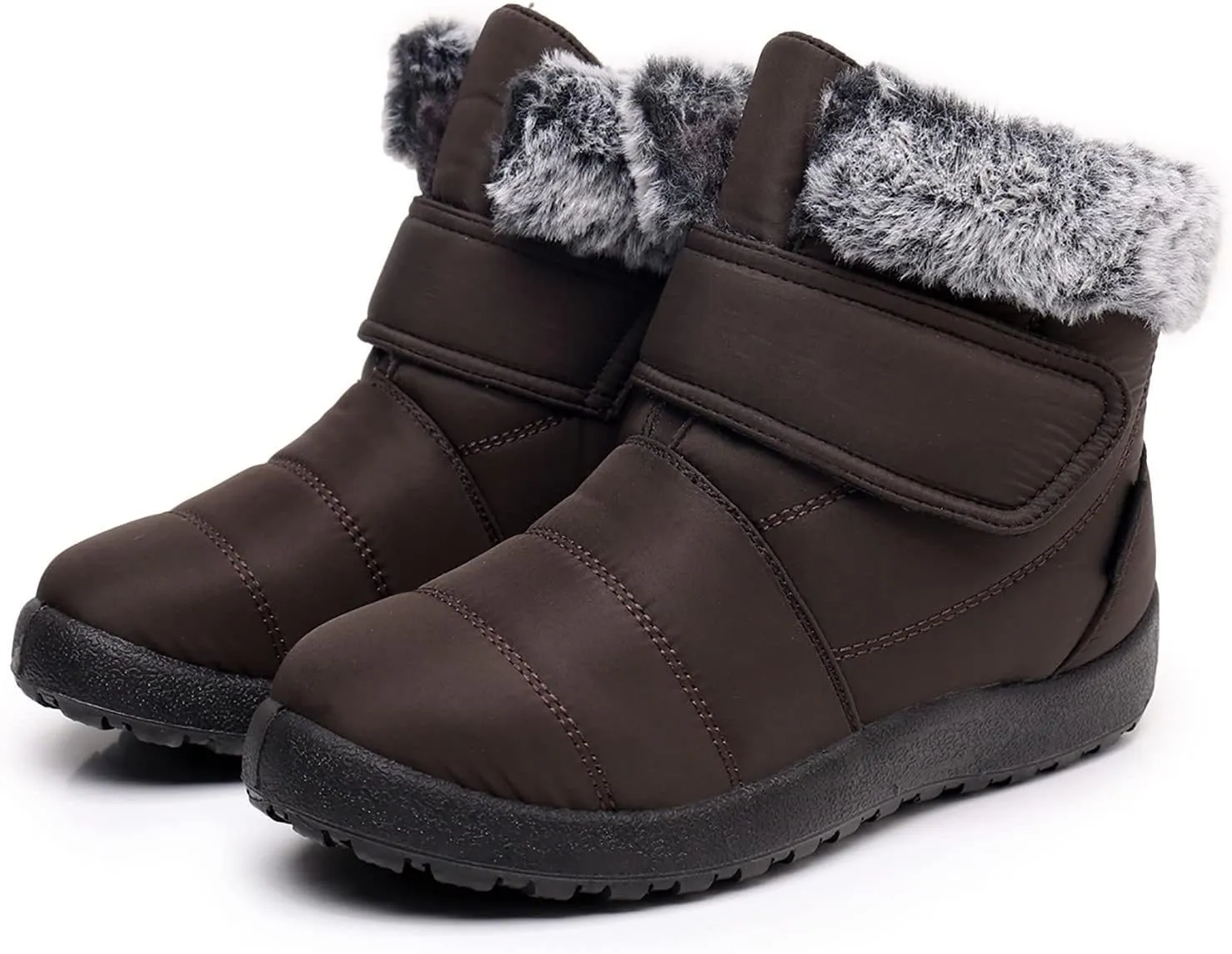 Womens Snow Boots Waterproof Snow Boots for Women Size 7 Wide Warm Winter Boots Women Size 11 Mid Calf Winter Boots for Women Waterproof Snow Non Slip Botas Termicas Para Mujer Con Casquillo