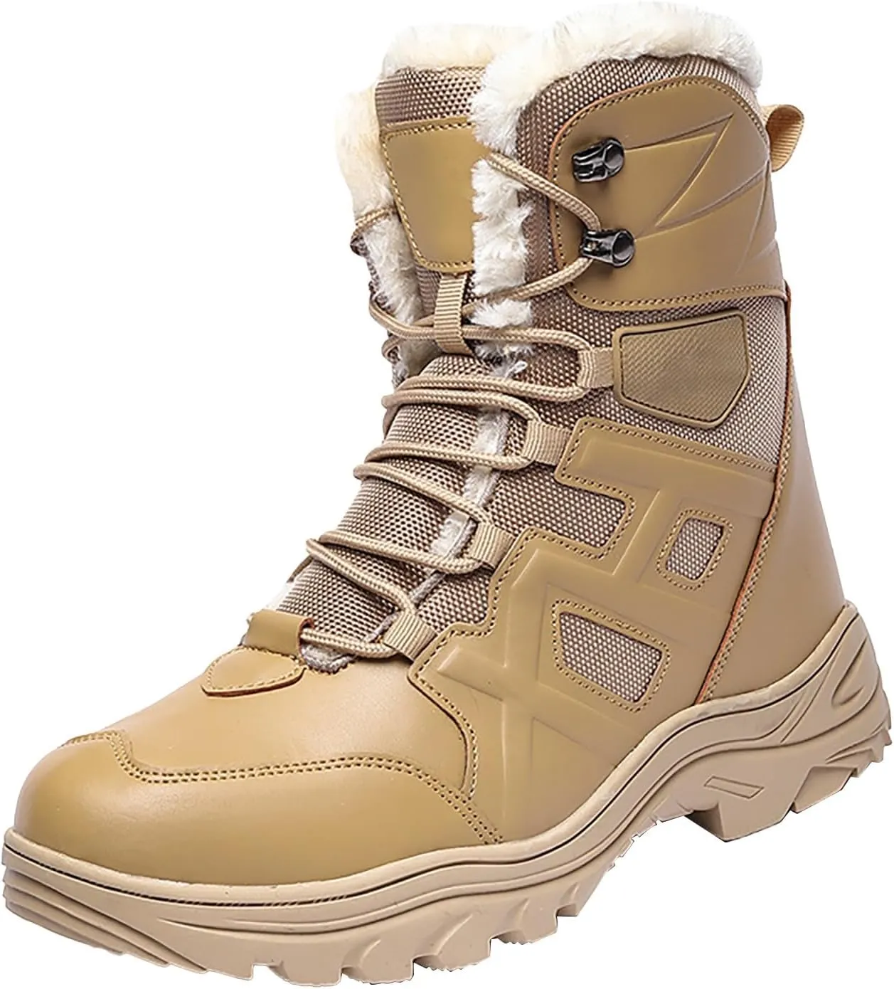 Womens Waterproof Winter Boots 11 Wide Boho Winter Ankle Boots for Women Low Heel Brown Snow Boots for Women Tall Winter Boots for Women Womens Slip on Winter Boots Wide Deals Cheap
