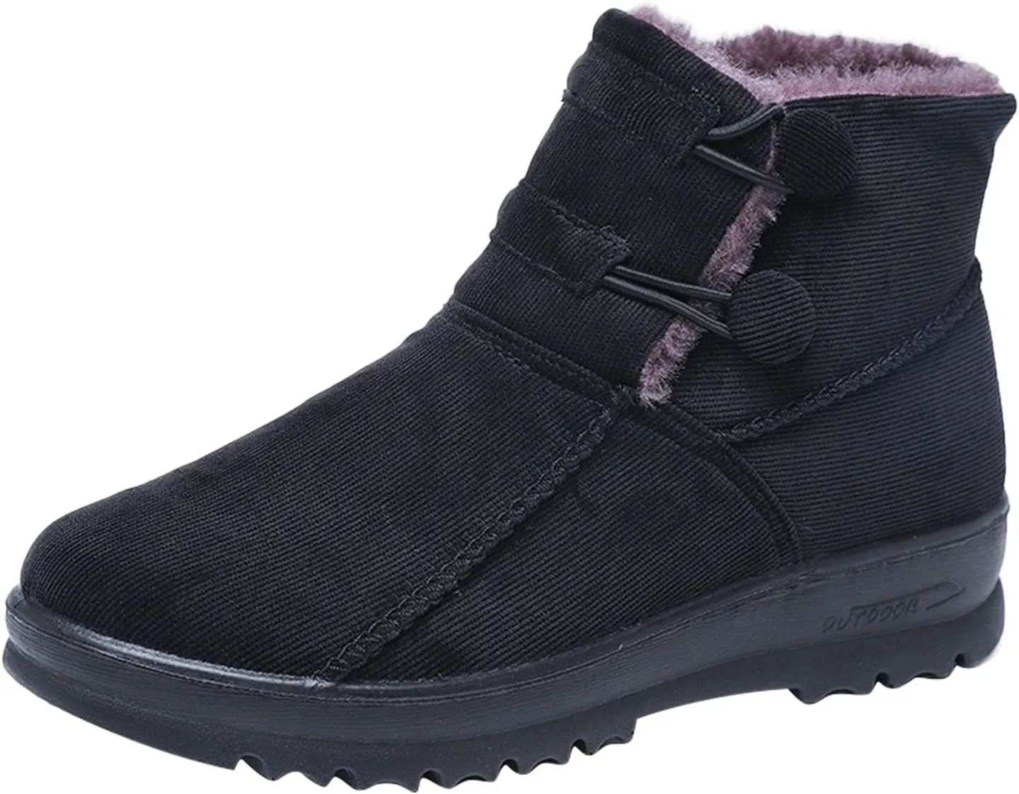 Womens Winter Boots Waterproof Insulated Wide Width Womens Winter Boots Wide Women's Winter Boots Wide Calf Winter Shoe Boots for Women Low Heel Botas Largas De Invierno Para Mujer Con TacN