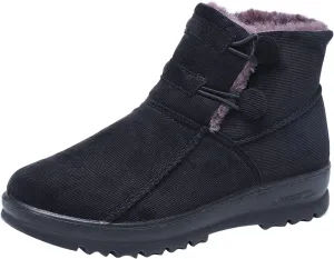 Womens Winter Boots Waterproof Insulated Wide Width Womens Winter Boots Wide Women's Winter Boots Wide Calf Winter Shoe Boots for Women Low Heel Botas Largas De Invierno Para Mujer Con TacN