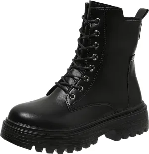 Work Hiking Snow Boots for Women - Waterproof Winter Ankle Shoes Non Slip Fashion Lightweight Casual Cute Fur Warm Booties